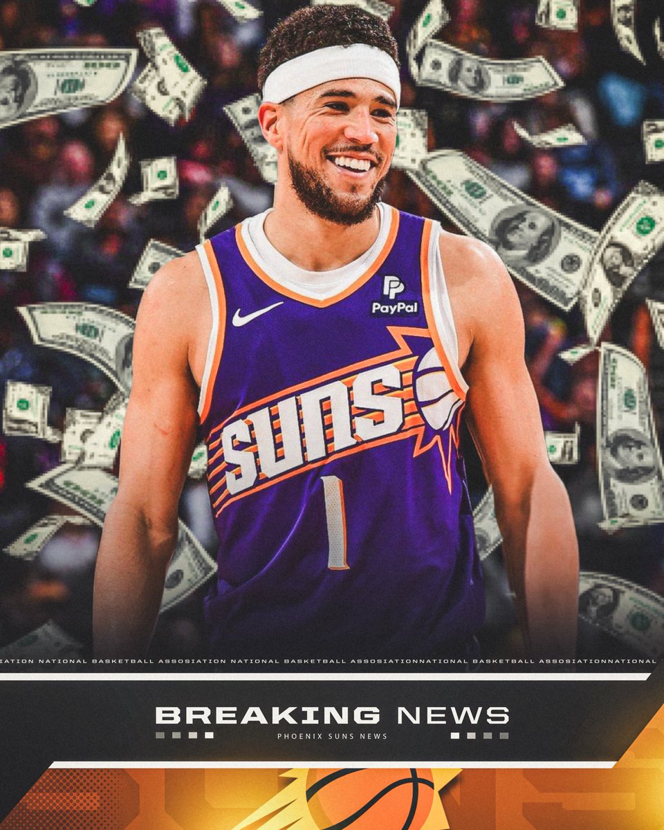 CGBBURNER's tweet photo. BREAKING: Devin Booker has signed a two-year, $150M extension with the Phoenix Suns.
(Via, @DuaneRankin) https://t.co/bv4kM9BiKd
