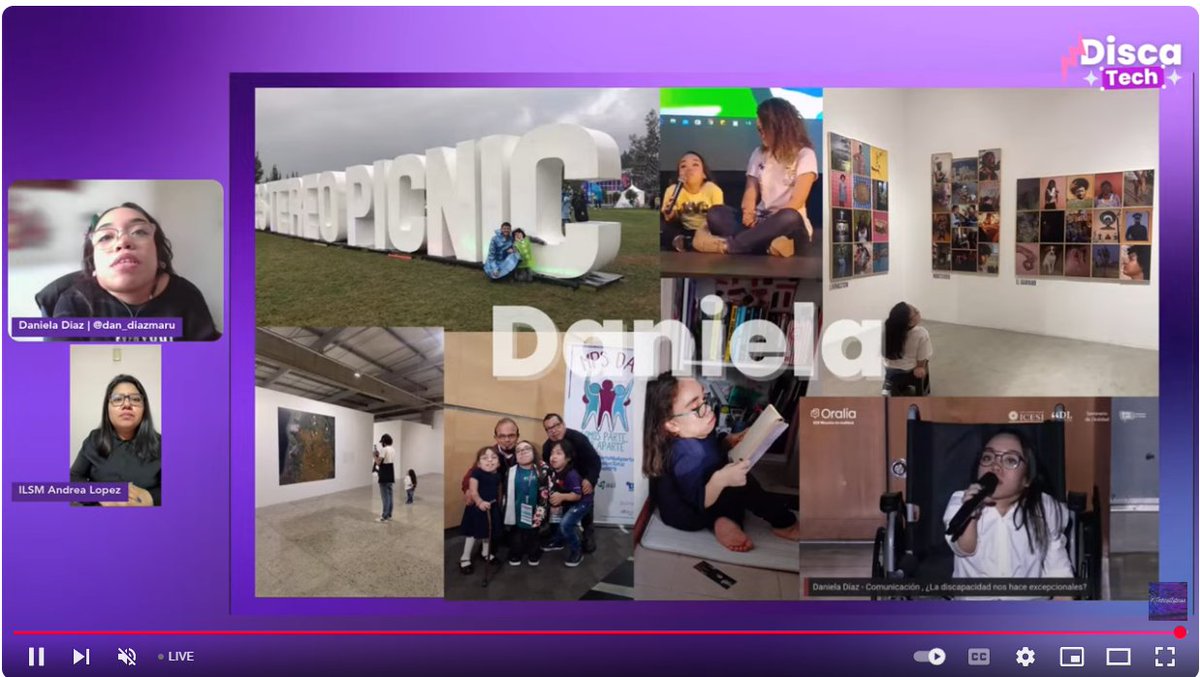 Daniela Díaz nos confesó en #DiscaTech que es una eterna preguntona😉☺️, ¡yuhu!, muchas gracias por compartir 🙏
<a href="/Technolatinas/">TechnoLatinas ✨</a>