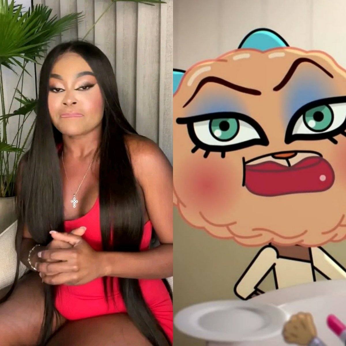 Luismar367's tweet photo. Si vas hablar mal de melissa, procura no parecerte a gumball 🤭 🤭 https://t.co/g1b9ncIgOO