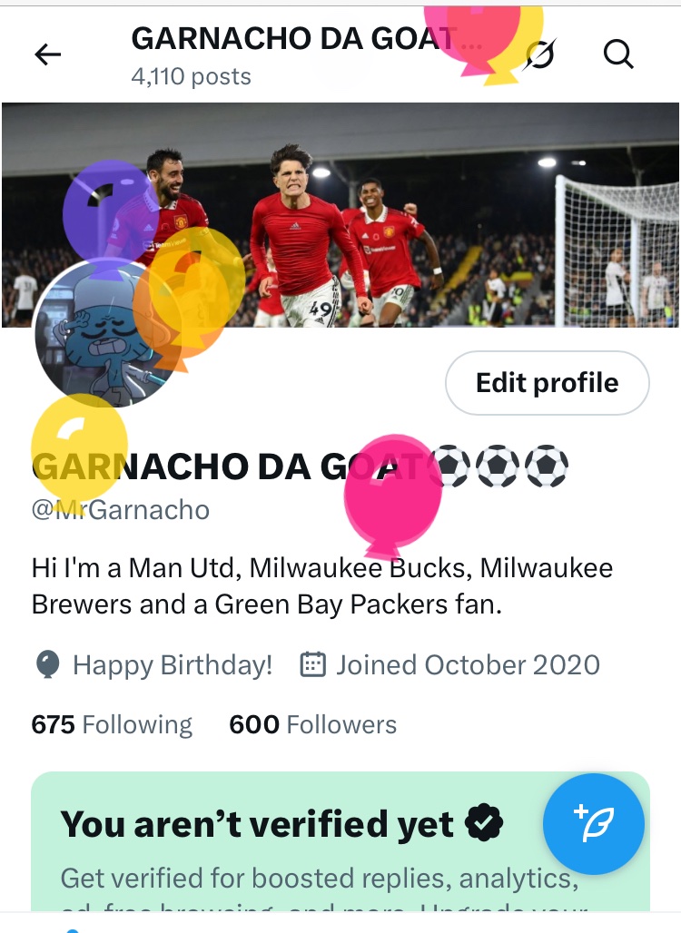 GARNACHO DA GOAT⚽⚽⚽ tweet media