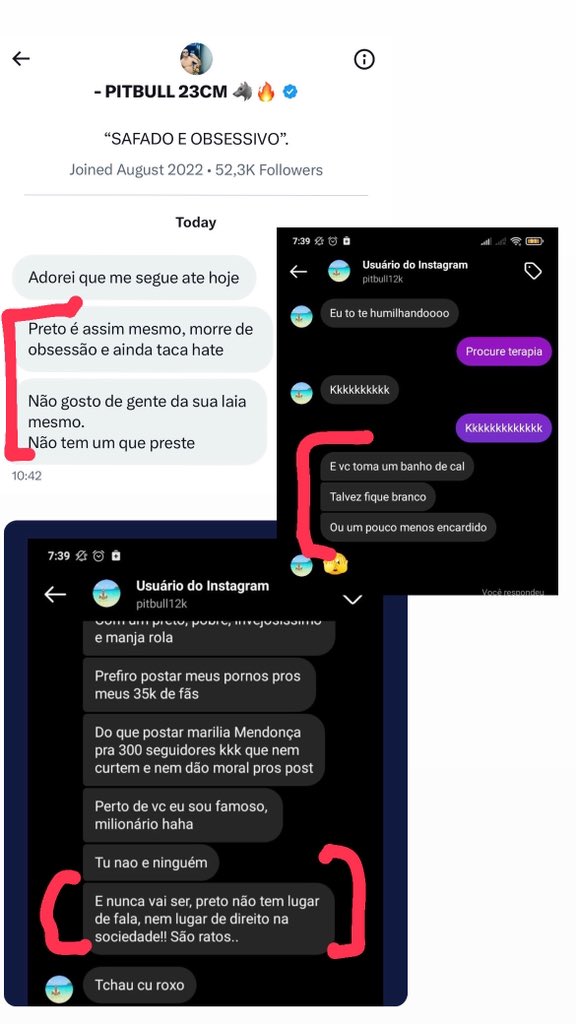ribeirao23pass's tweet photo. @AlecioJuni56974 A prova que ele eh racista https://t.co/Cwm9fH0Q9p