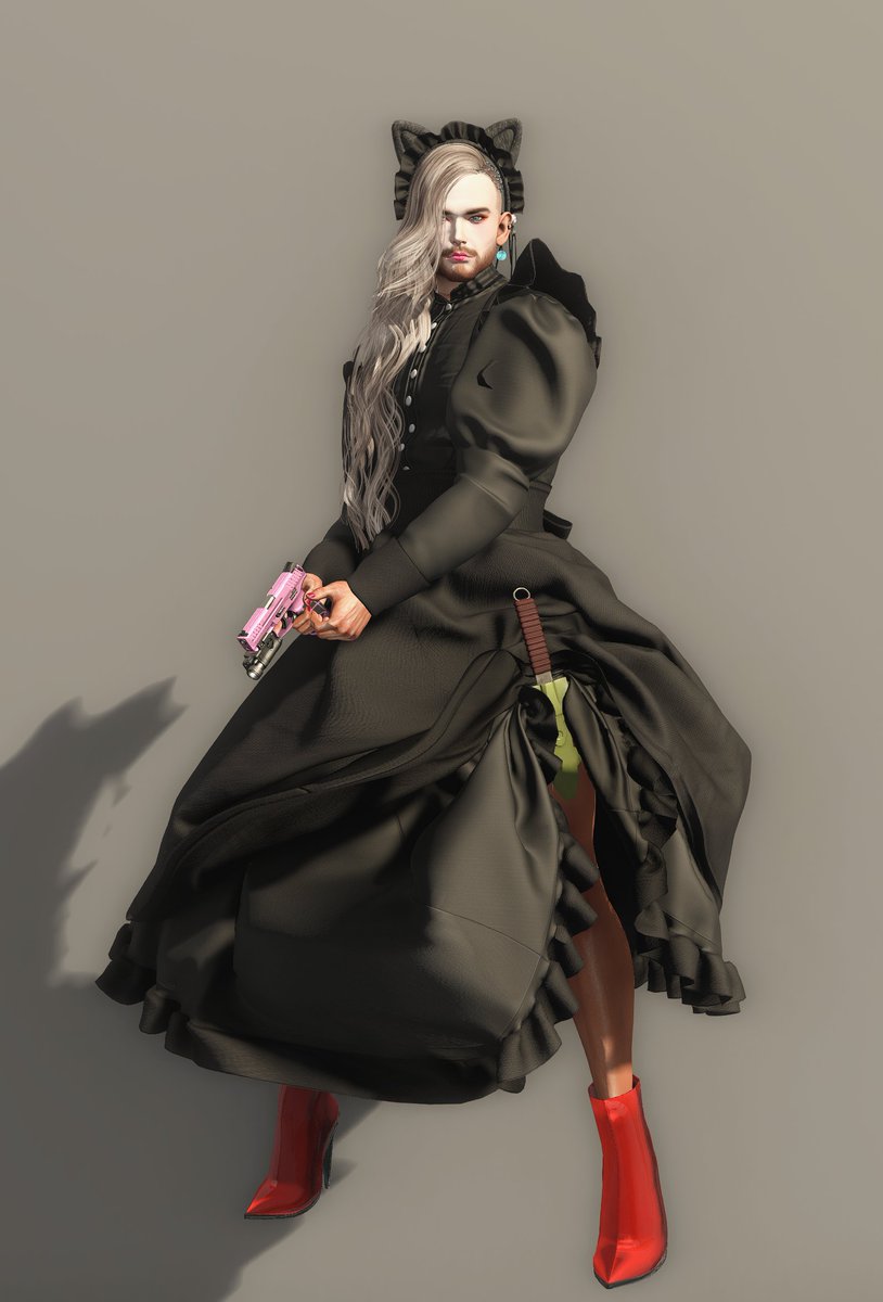 S_Blossoms's tweet image. Detective Sakura! 
 
NO.MATCH_NO_BALANCE
NO.MATCH_NO_BALANCE chains
MDN-Head Maid Dress 
MDN-Head Maid Headband 
SAC VP9 Pistol v1.00
[PoNZu] Neon Earring [Gift]
[PoNZu] short pinheel boots 
#nomatch @ponkan_sljp  @mengdanaiCC  @Eripom