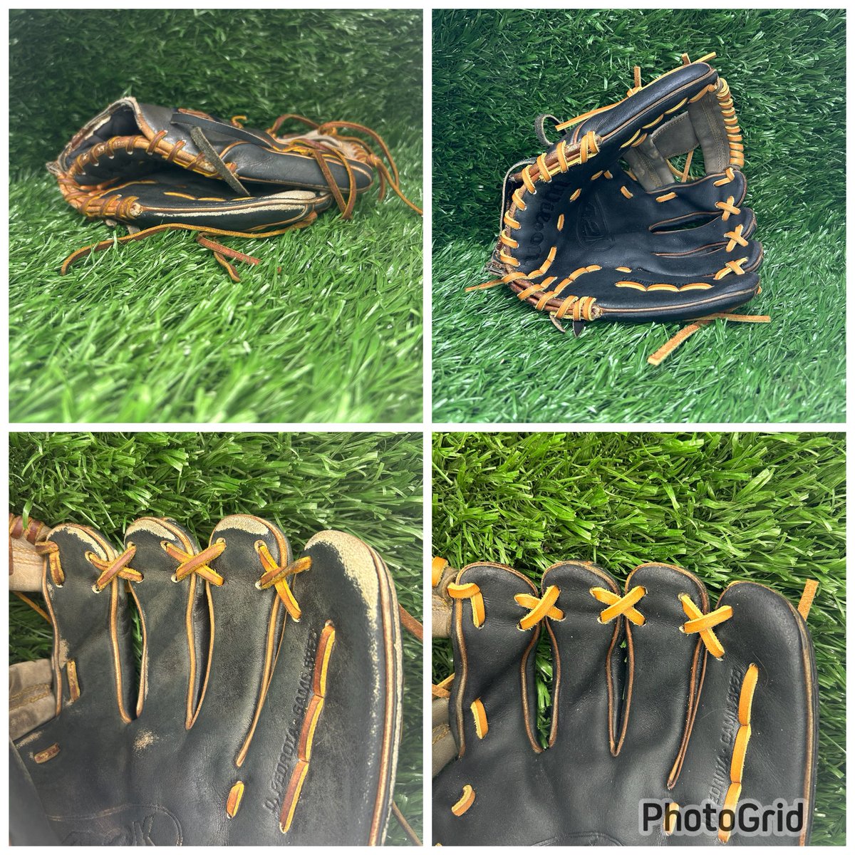 jlo2613's tweet photo. I love bringing older gloves back to life. #wilsonbaseball #rawlingsbaseball #wilsonbaseballglove #rawlingsbaseballgloves #ballplayersbalm https://t.co/rjqBnACvwQ