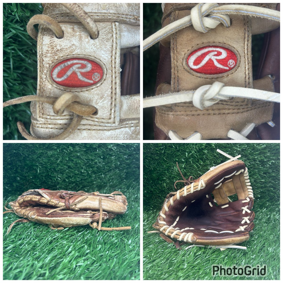 jlo2613's tweet photo. I love bringing older gloves back to life. #wilsonbaseball #rawlingsbaseball #wilsonbaseballglove #rawlingsbaseballgloves #ballplayersbalm https://t.co/wv7PdjDi60