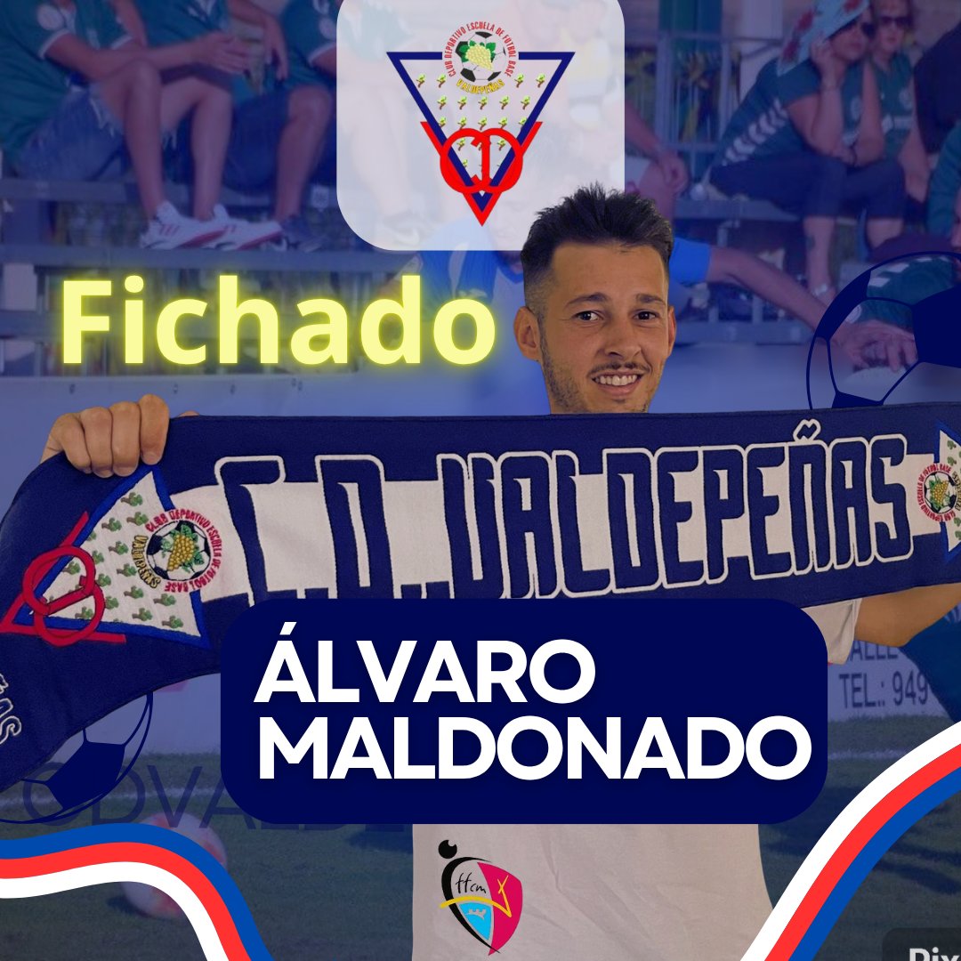 🖊️⚽Llega el primer fichaje para la próxima temporada 25/26.

Álvaro Maldonado, llega procedente del C.F. La Solana y con pasado en Real Madrid Castilla y experiencia contrastada en 3RFEF.