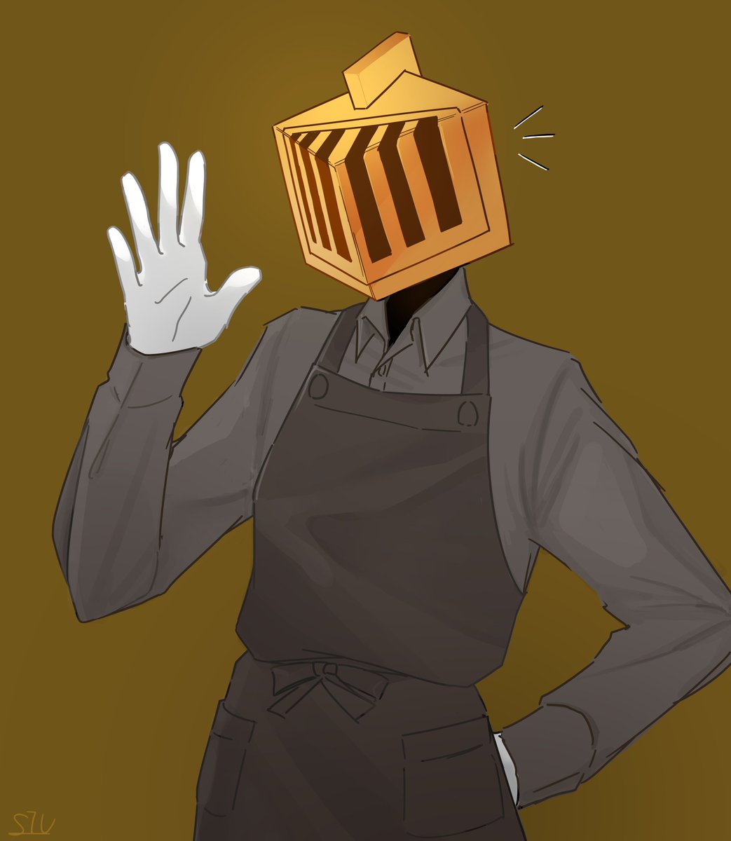 お写真撮り忘れちゃったけど素敵なエプロン姿を目に焼き付けたので許してください
 #キョルヘルム