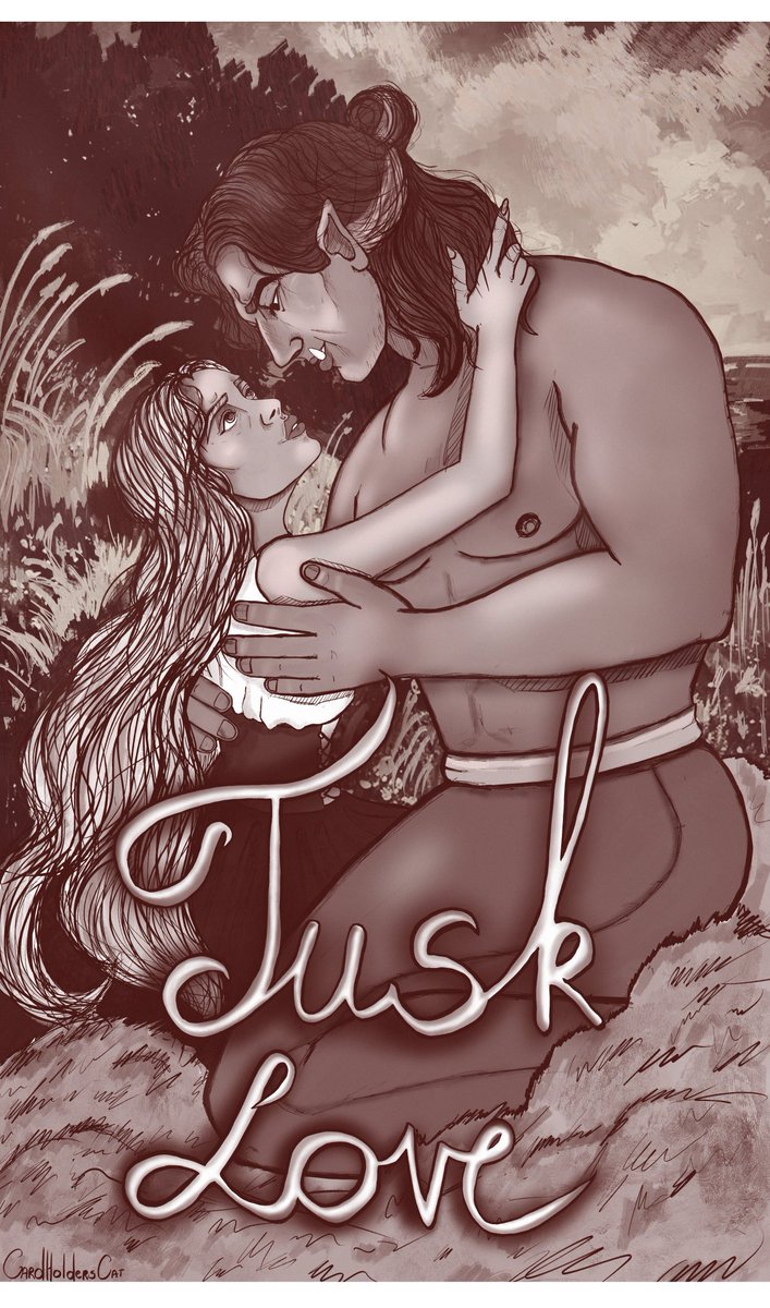 Gwen and Oskar from Tusk Love because I love them so much!🥺
#tusklove #criticalrole #myart