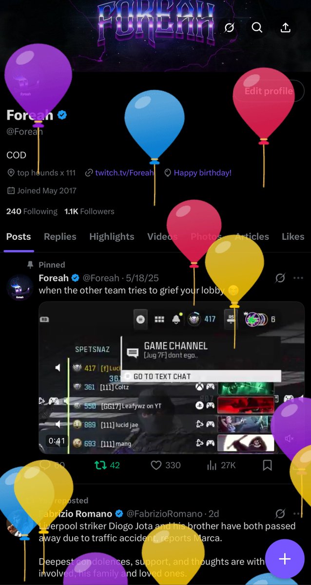 Violet Foreah tweet media
