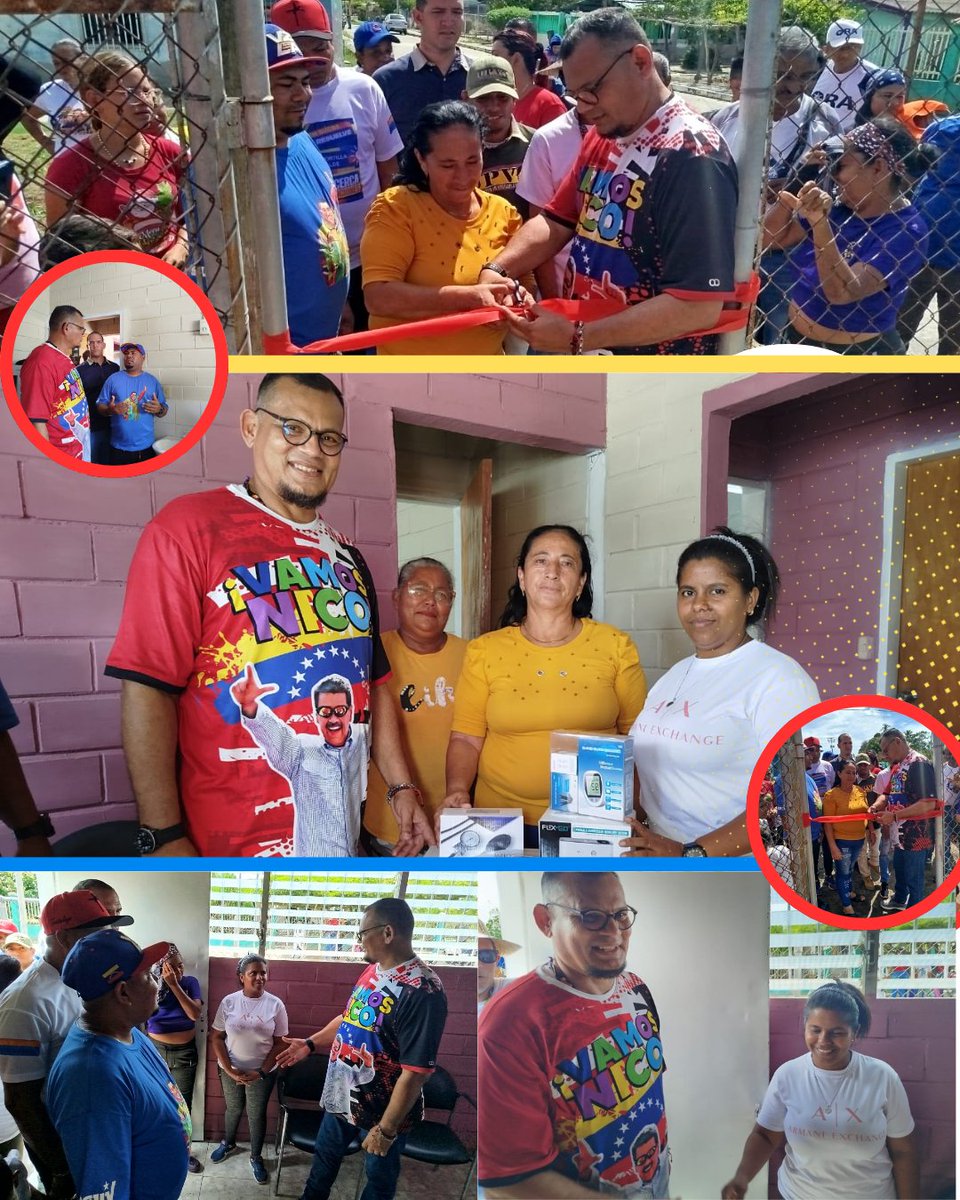 📌 El camarada Julio Portilla, candidato a la alcaldía del municipio Sucre estado Zulia, encabezó la reciente reinauguración del módulo Barrio Adentro en la comunidad Puerto de Dificultad. Durante el evento, se hizo entrega de equipos esenciales para la operatividad del centro de