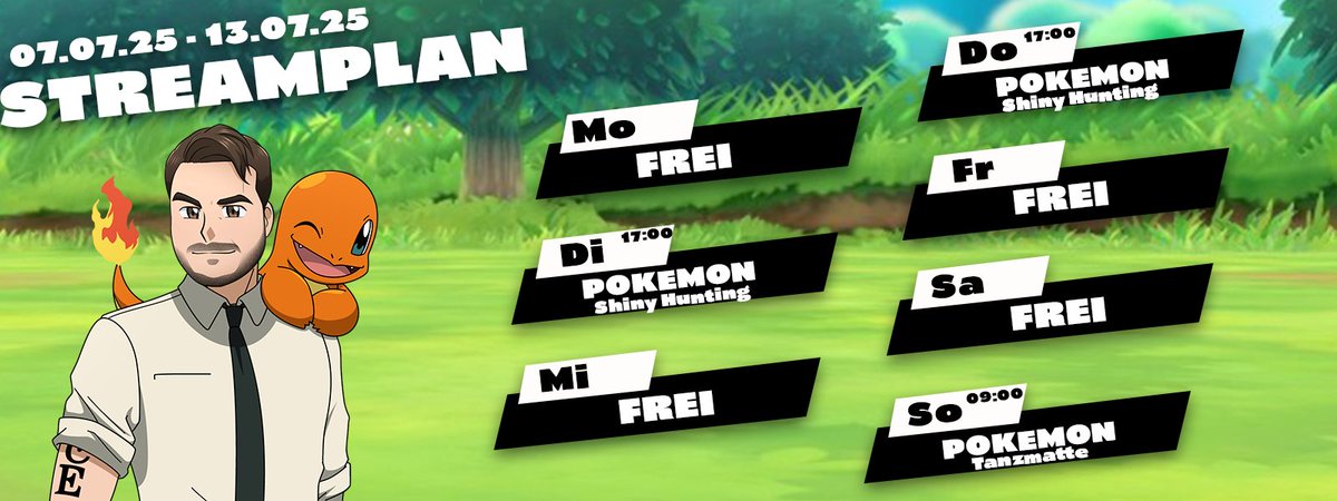 Der Plan für nächste Woche 🤝