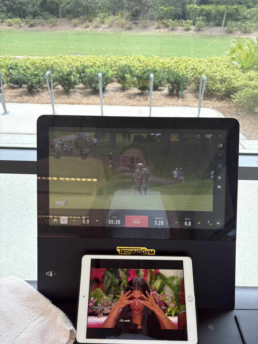 taylormryan_'s tweet image. I have to be the only person watching the John Deere Classic and Love Island simultaneously right now