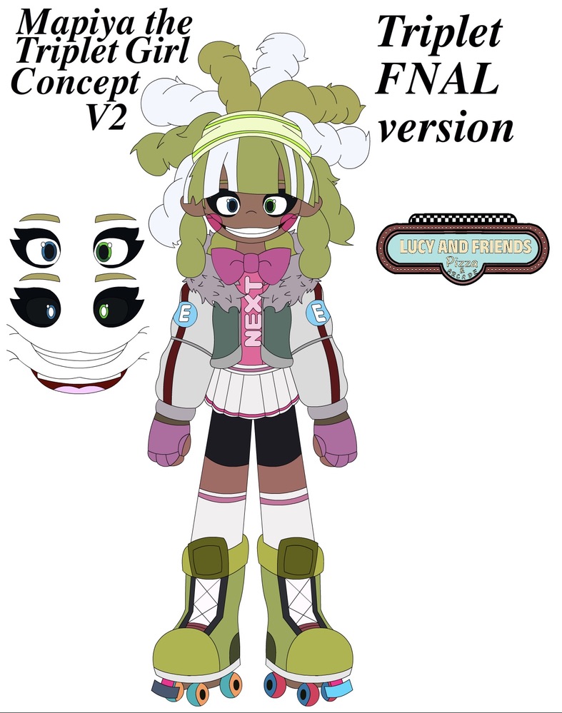 PeridotAlex003's tweet photo. Lucy and Friend's Pizza & Ice Cream New Version of The Triplets 2.0 #Ninjala #FNAF📷📷 #FNAL @Frances_JackD https://t.co/wHConMb802