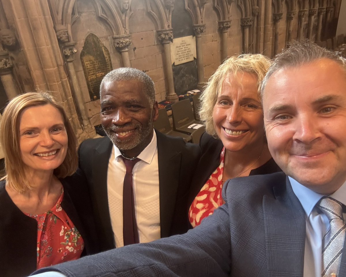 1/2 Lichfield Cathedral was the backdrop this afternoon of a thanksgiving service for Sir Ian Dudson who steps down soon as His Majesty’s Lord Lieutenant for Staffordshire after 13 years. Ian has led with heart, generosity, gravitas and grace, ably supported by Lady Jane…