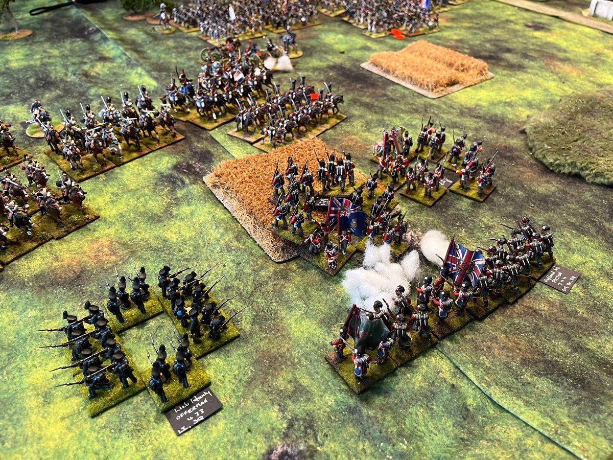 tomjmegan's tweet image. Home safely & reflecting on a bucket list wargaming hobby experience - playing ‘The Hundred Days’ Napoleonic campaign.
After months of planning & painting, it was 3 days of epic wargaming w/1000s of figures, an awesome table, and some of the very best people I know.
#Wargaming