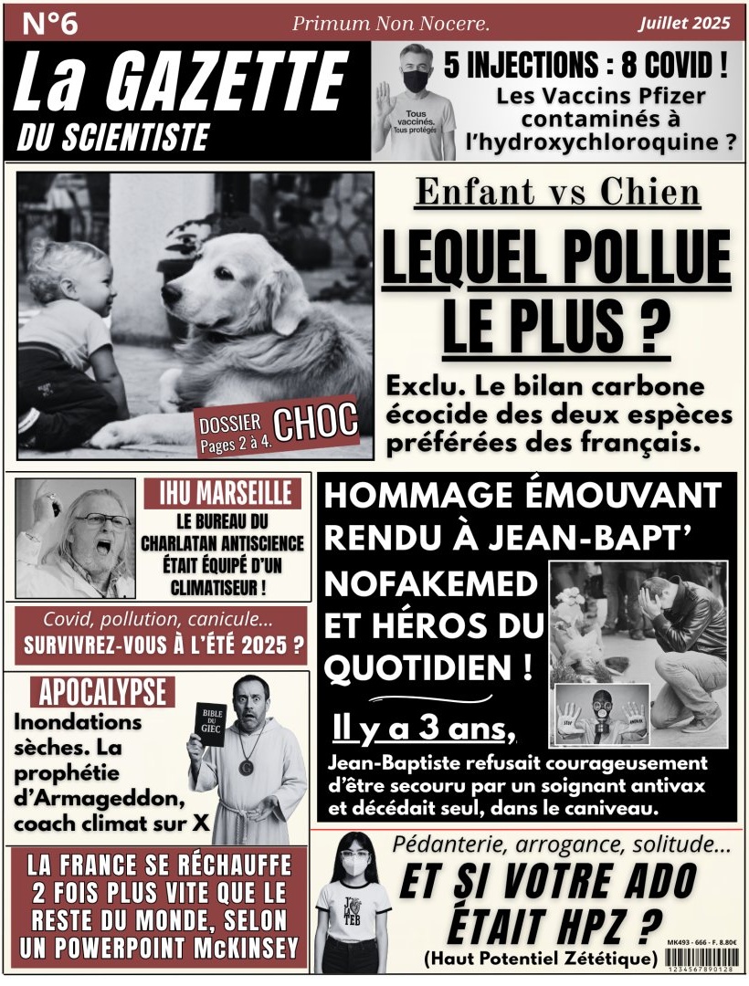 🔔Les amis, la Une de la Gazette du Scientiste.🤓