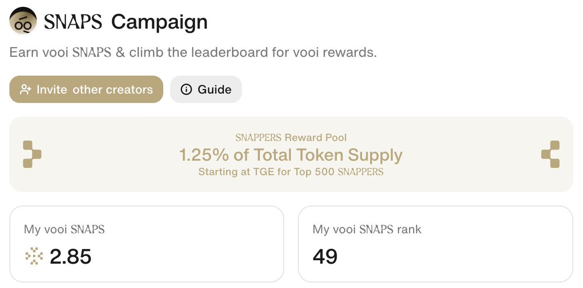 Bitman (@bitmantw) on Twitter photo Just 5 days in, and <a href="/vooi_io/">vooi</a> V2 is taking off 🚀
- 30K+ new signups
- 1% market mindshare
- Fastest growth on <a href="/cookiedotfun/">Cookie DAO 🍪</a>
- Trending globally on X
- Top 15 in <a href="/KaitoAI/">Kaito AI 🌊</a> leaderboard
VOOI is bringing real value with Next-Gen Trading:
✅ Unified balances
✅ Cross-chain deposits Just 5 days in, and <a href="/vooi_io/">vooi</a> V2 is taking off 🚀
- 30K+ new signups
- 1% market mindshare
- Fastest growth on <a href="/cookiedotfun/">Cookie DAO 🍪</a>
- Trending globally on X
- Top 15 in <a href="/KaitoAI/">Kaito AI 🌊</a> leaderboard
VOOI is bringing real value with Next-Gen Trading:
✅ Unified balances
✅ Cross-chain deposits
