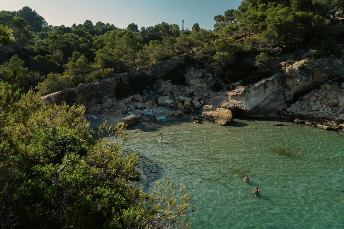 mbhhh_'s tweet image. today I walked to a small cove on the Spanish coast