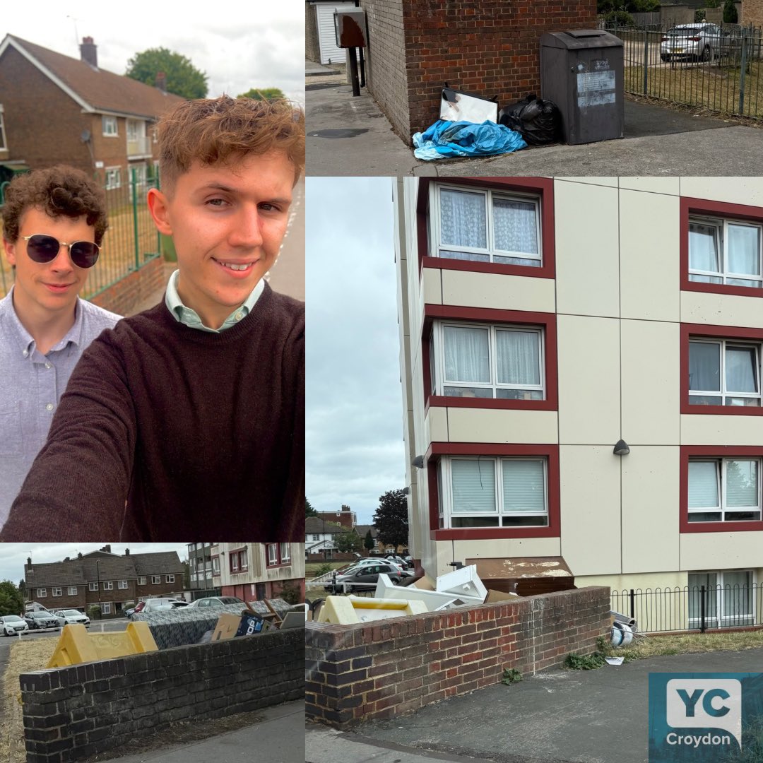 CroydonYCs's tweet image. 🌳 Our Chairman & Vice Chairman joined local councillors & @JasonForCroydon across New Addington yesterday.
✅ Lots of flytipping reported on Love Clean Streets and great to engage with our local residents.
✍️ Under 26? Want to make a positive difference to Croydon? Join us!