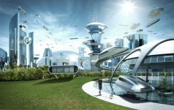 sindap's tweet image. hold on, the ethic cleansing PowerPoint deck literally used the utopia meme???