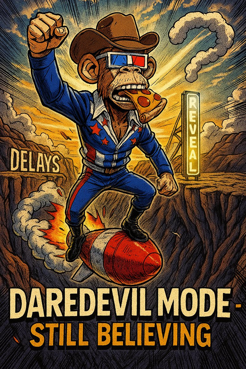 Another delay?
Cool.
I’m still strapping in for the jump.
Daredevil mode ON.
Reveal incoming.
NFA.