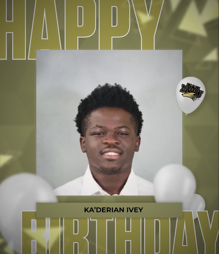 NWUFootball's tweet image. Wishing a Happy Birthday to #83 Ka’Derian Ivey!

#FAITH