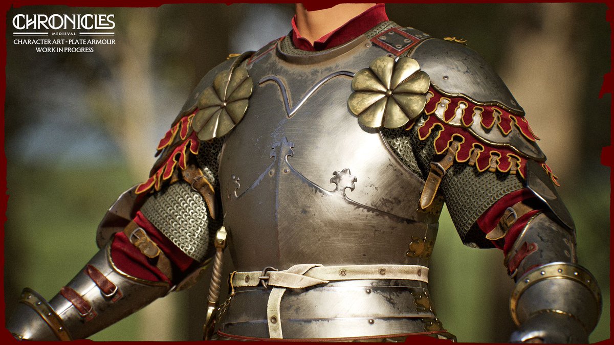 Chronicles1313's tweet image. We've unveiled some fantastic new visuals in our latest FAQ, including this stunning piece of plate armour! What are your thoughts on the intricacy of its design? 👀
📜 Check out the full FAQ if you haven't already: bit.ly/4lGyt3T
