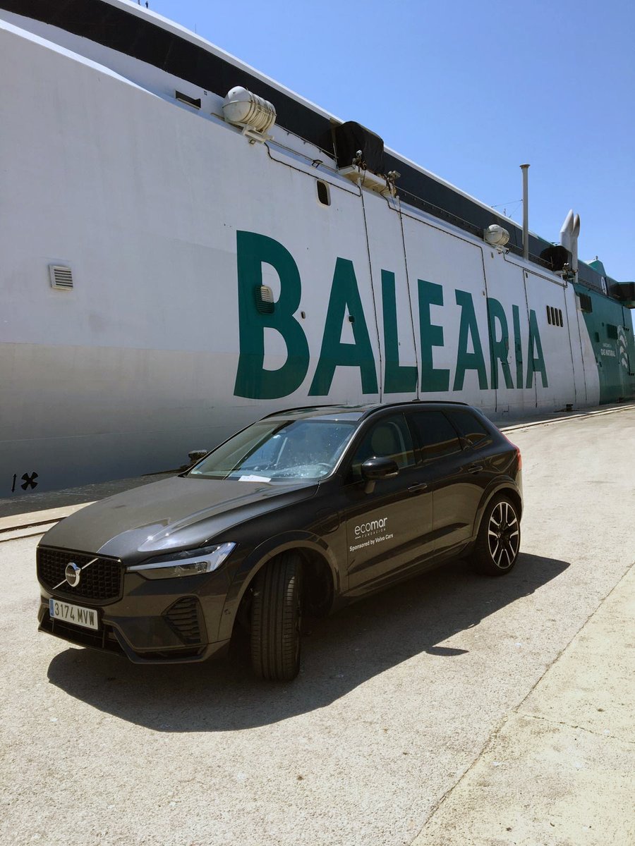 Fundación Ecomar (@fundacionecomar) on Twitter photo Por tierra con @volvocarses y por mar con <a href="/Balearia/">Baleària 🛳️ Somos mar 🌊</a> 💨🌊
Viajamos a Mallorca en el ferry Eleanor Roosevelt, impulsado por gas natural licuado, reduciendo un 30% de CO₂.
¡Gracias por apostar por un transporte más sostenible! 🌍
#CuidamosDelMar #MovilidadSostenible #Ecomar Por tierra con @volvocarses y por mar con <a href="/Balearia/">Baleària 🛳️ Somos mar 🌊</a> 💨🌊
Viajamos a Mallorca en el ferry Eleanor Roosevelt, impulsado por gas natural licuado, reduciendo un 30% de CO₂.
¡Gracias por apostar por un transporte más sostenible! 🌍
#CuidamosDelMar #MovilidadSostenible #Ecomar