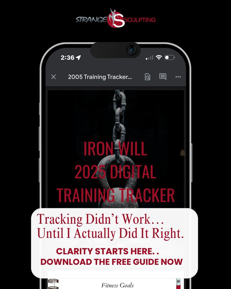 DonaldStrange20's tweet image. Tracking didn’t work—until I actually did it right.

Clarity starts here: strangesculpting.com/collections/fr…

📌 Fact: Clarity creates momentum. This tracker gives both.

#tracksuccess #ironwill #plantowin #clarityiskey #strangesculpting