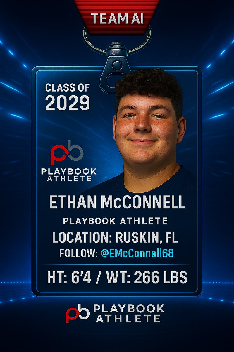 PLAYBOOK ATHLETE (@playbookathlete) on Twitter photo #WHYIGRIND NEWS
💪 Grinding All Football Camp Season
Ethan McConnell (<a href="/EMcConnell68/">Ethan McConnell</a>) is a rising force in the trenches—an elite 8th grade lineman with next-level size, power, and work ethic.
At 6'4", 266 lbs, he’s already turning heads and leveling up his game for the future. #WHYIGRIND NEWS
💪 Grinding All Football Camp Season
Ethan McConnell (<a href="/EMcConnell68/">Ethan McConnell</a>) is a rising force in the trenches—an elite 8th grade lineman with next-level size, power, and work ethic.
At 6'4", 266 lbs, he’s already turning heads and leveling up his game for the future.