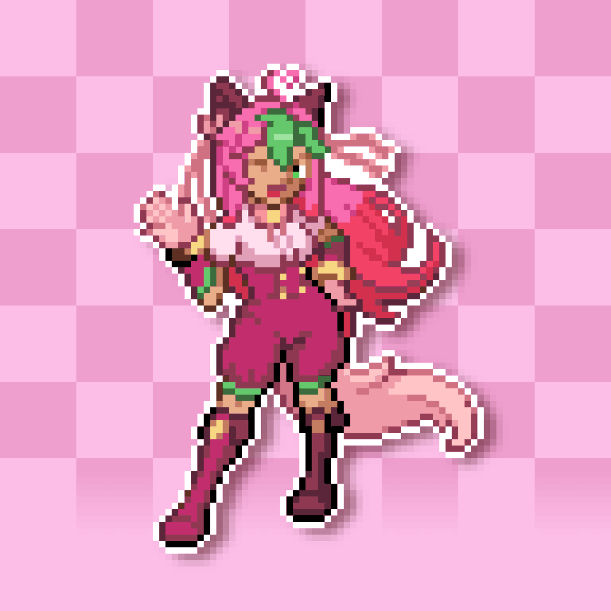 64bitKeru's tweet photo. THEY MAKE SUCH GOOD SPRITES !! ;0; Here's some work I got from them 🥰 https://t.co/Us0Mgz9KqS