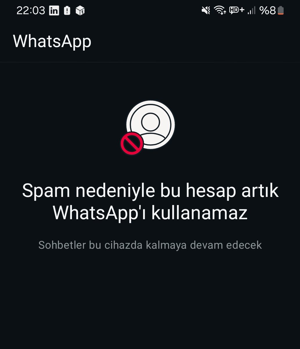 Ftmfire1's tweet photo. Wpden 5 6 tane kişiyi gruba ekledim diye spam yemişim lan bizi görüntülü arayan jameikalilari niye banlamadiniz o zaman YETKILIERE SESLENIYORUM @WhatsApp 😓😭😭 https://t.co/c2E5l49fb7