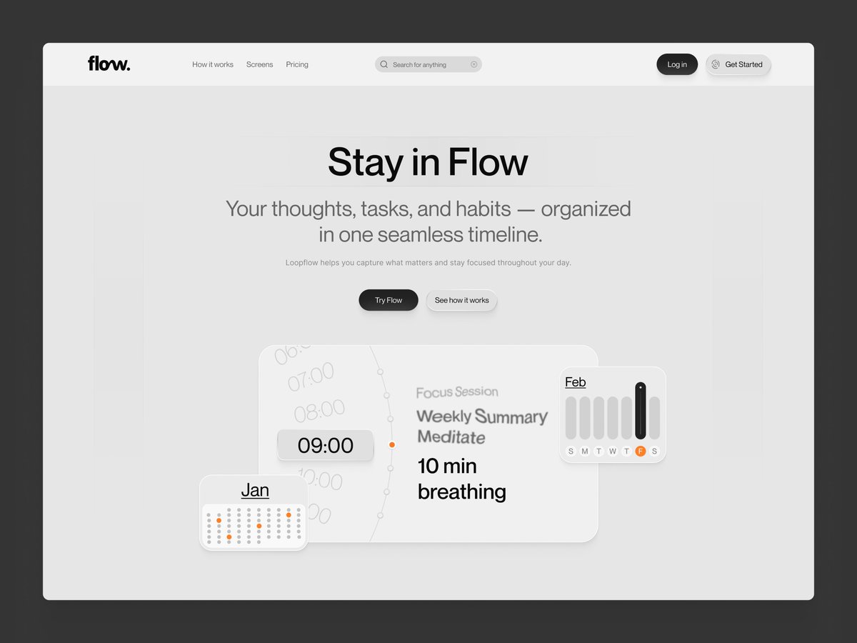 Productivity App Hero ✨📅