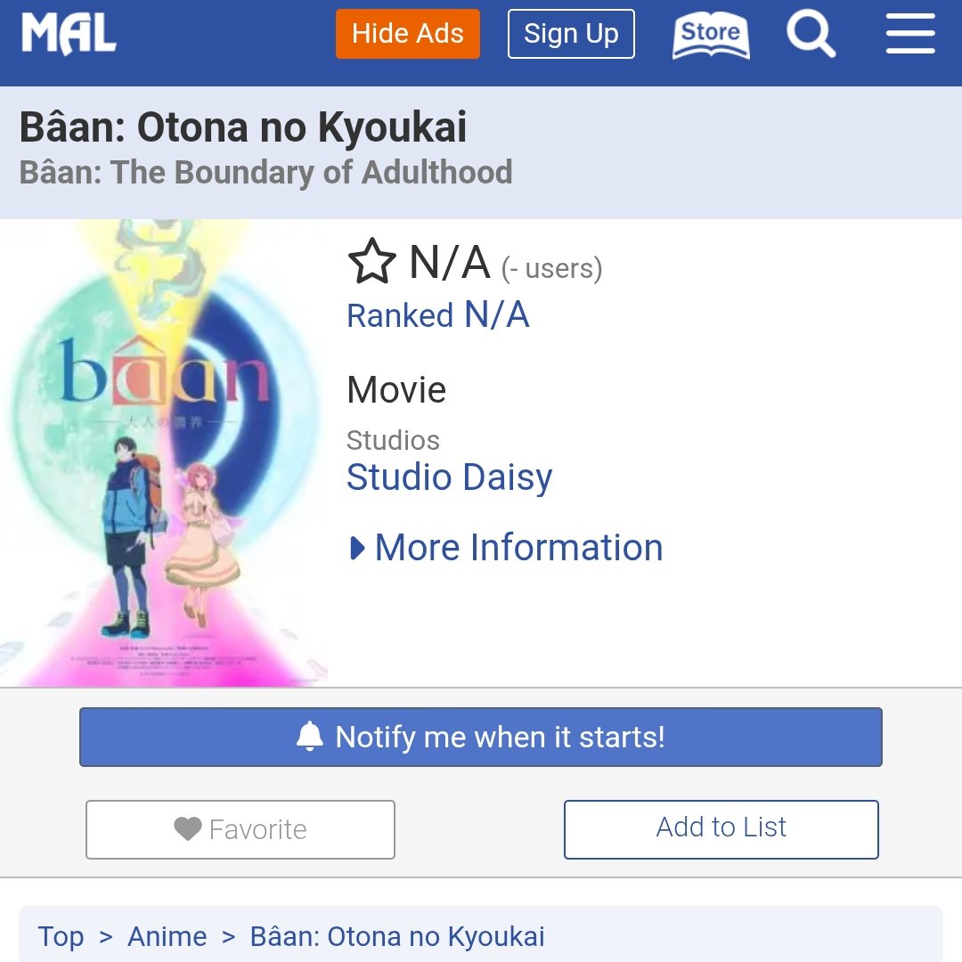 We did it. It's officially Anime now.