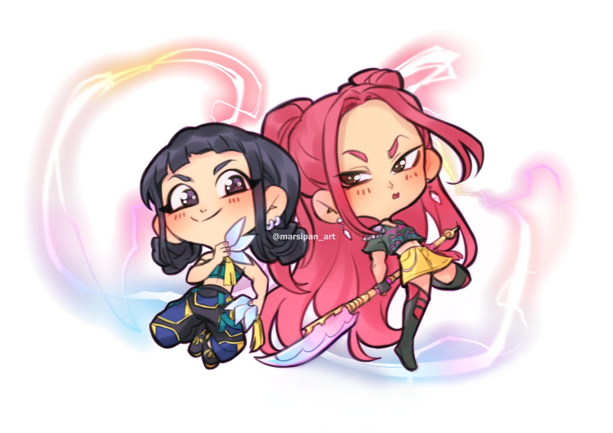 Marsipan_art's tweet image. Colored duos ♥ #KPOPDEMONHUNTERS
It took a while but i managed to color Jirumi too &lt;3