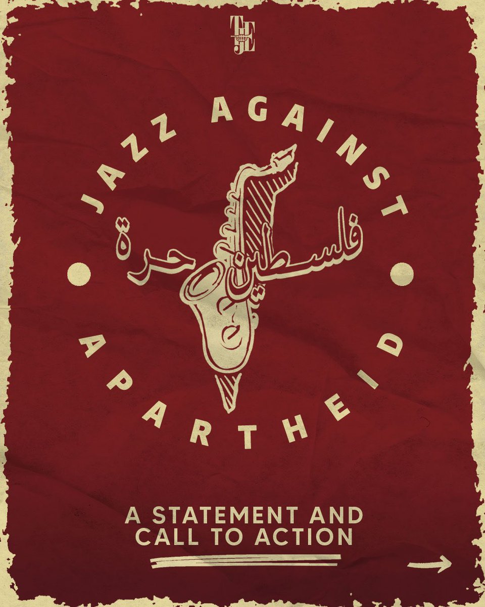 thejazzestate's tweet image. The genocide perpetrated by the terrorist Israeli ethno-state is not only annihilating lives—it is accelerating a global collapse of cultural integrity and moral consciousness, reaching even into the once-radical core of the jazz world.