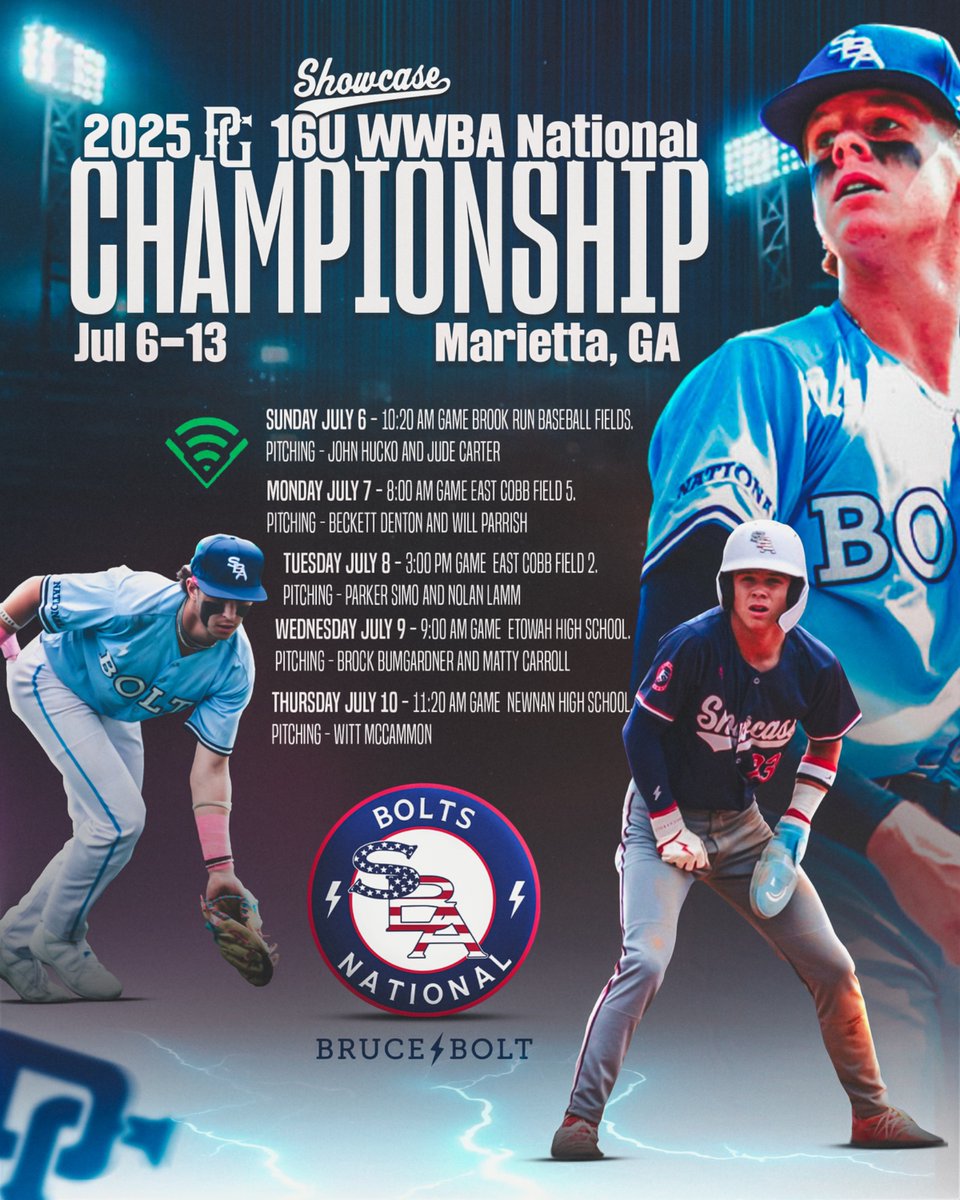 Matty Carroll (@_mattycarroll) on Twitter photo 16u WWBA Schedule!! Let’s get to work fellas! Cant wait to compete with my team! <a href="/SBATheShow/">Showcase Baseball Academy</a> <a href="/jakerobbins49/">JAKE ROBBINS 🇺🇸</a> <a href="/BrianDavis_SBA/">Brian Davis</a> #sbabolts2027 #sbadude #wwba 16u WWBA Schedule!! Let’s get to work fellas! Cant wait to compete with my team! <a href="/SBATheShow/">Showcase Baseball Academy</a> <a href="/jakerobbins49/">JAKE ROBBINS 🇺🇸</a> <a href="/BrianDavis_SBA/">Brian Davis</a> #sbabolts2027 #sbadude #wwba