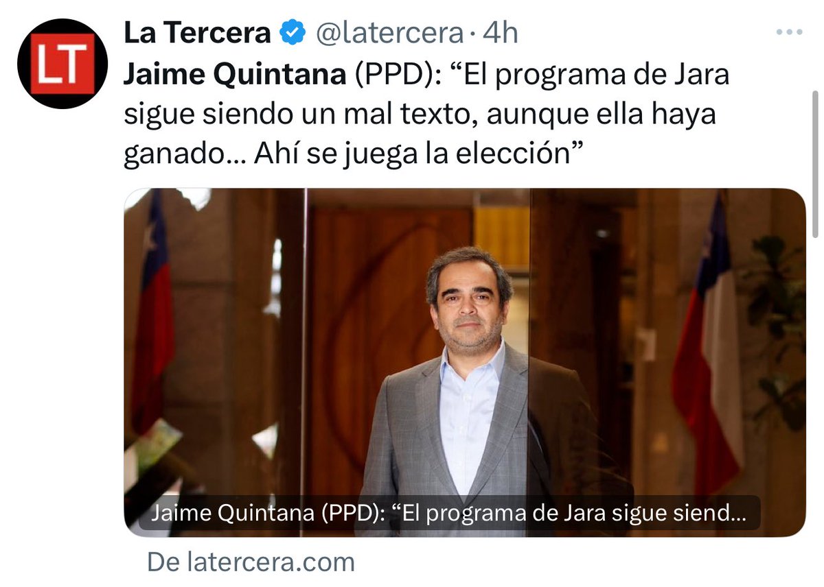 Quintana, orientación política reciente: Basado.

Quién diría que el Presidente del PPD tendría un gran pool de opiniones políticas divergentes para compartir durante el último tiempo. Improbable, pero notorio