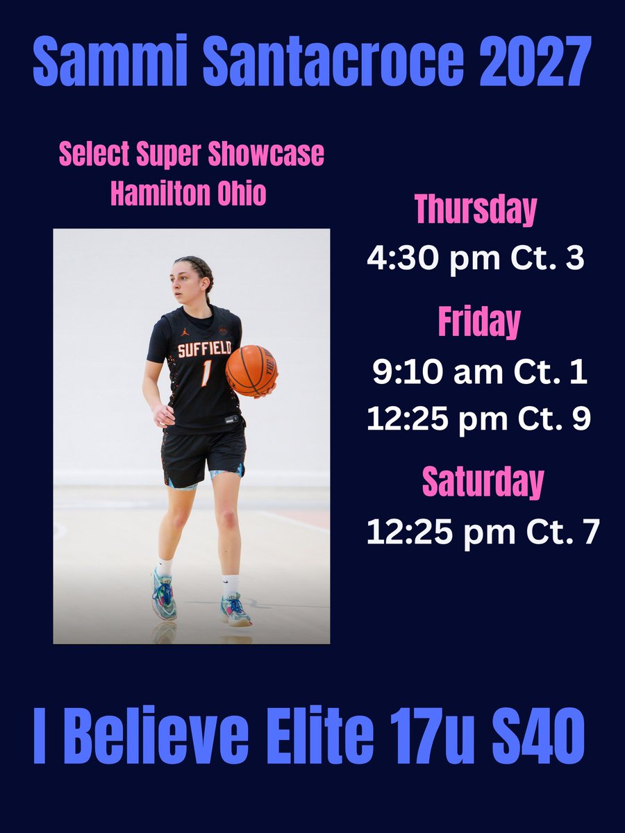 Excited to head out to Ohio with <a href="/ibelieve_elite/">Ibelieveelite🎸</a> to compete! Attached is my upcoming schedule coming schedule for the first tournament