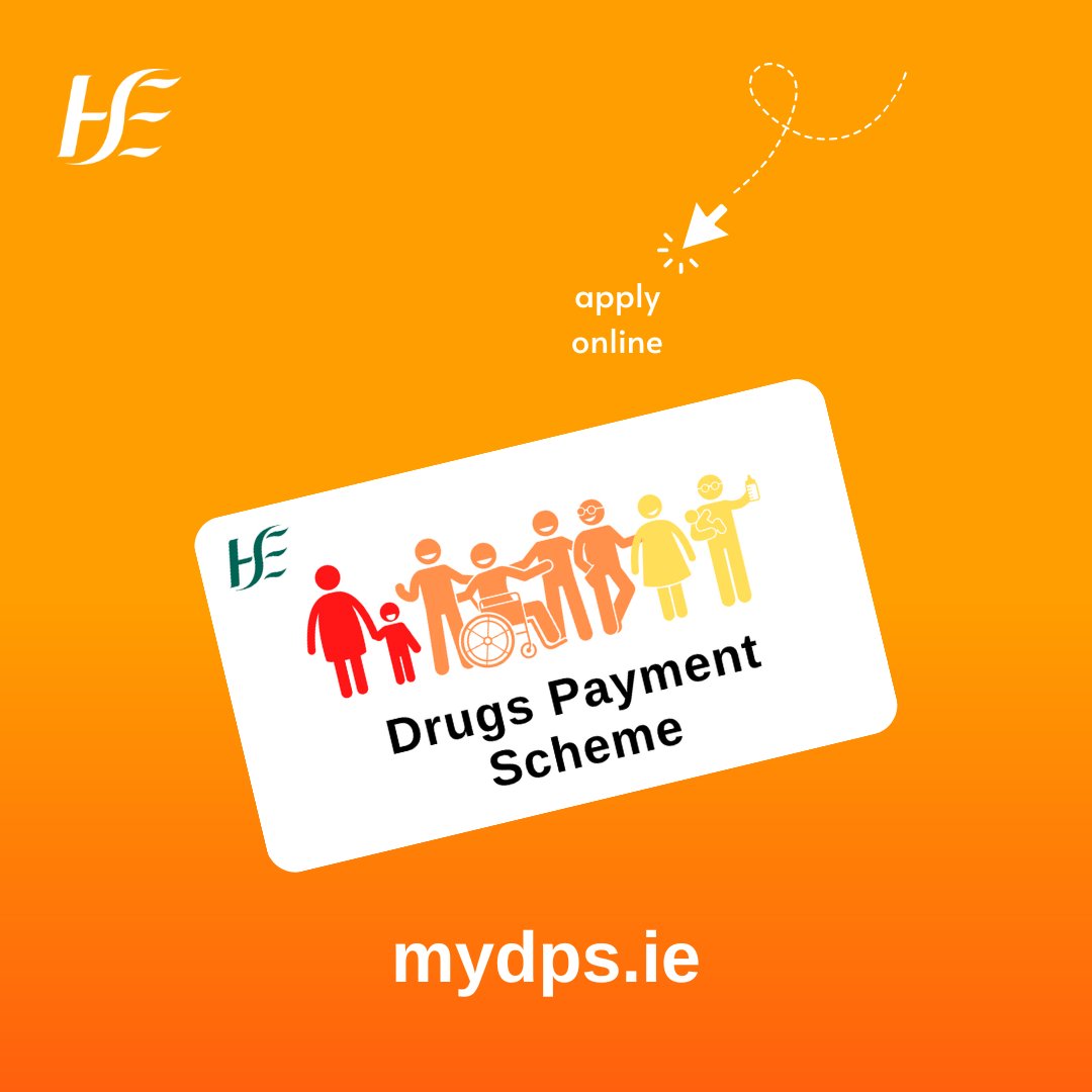 You can apply for a Drugs Payment Scheme (DPS) card if you or your family pay more than €80 a month for:
➡️ approved prescribed drugs and medicines
➡️ rental costs for a continuous positive airway pressure (CPAP) machine
➡️ rental costs for oxygen

You can also store your DPS