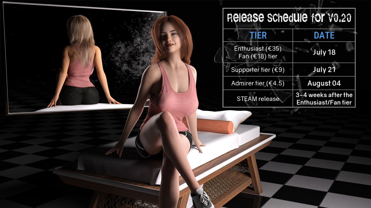 Fates_Game's tweet image. Get ready for V0.20 🔥- featuring Zoe’s full bimbofication story, a brand-new mall sidekick Amaia, and the all-new Diner building to grow your empire. 🍔
#AVN #AdultGame #ShatteredMinds