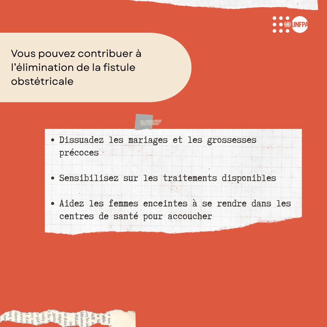 UNFPA Burkina Faso (@unfpabf) on Twitter photo 💡 #LeSaviezVous ? La #FistuleObstétricale touche principalement les femmes et filles les plus pauvres et les plus marginalisées.
Rejoignez <a href="/UNFPABF/">UNFPA Burkina Faso</a> et agissez dès maintenant pour un #BurkinaSansFistule: unf.pa/3Vcr0iM
#UnisContreLaFistule #ZeroFistuleBF
<a href="/EndFistula/">EndFistula</a> 💡 #LeSaviezVous ? La #FistuleObstétricale touche principalement les femmes et filles les plus pauvres et les plus marginalisées.
Rejoignez <a href="/UNFPABF/">UNFPA Burkina Faso</a> et agissez dès maintenant pour un #BurkinaSansFistule: unf.pa/3Vcr0iM
#UnisContreLaFistule #ZeroFistuleBF
<a href="/EndFistula/">EndFistula</a>