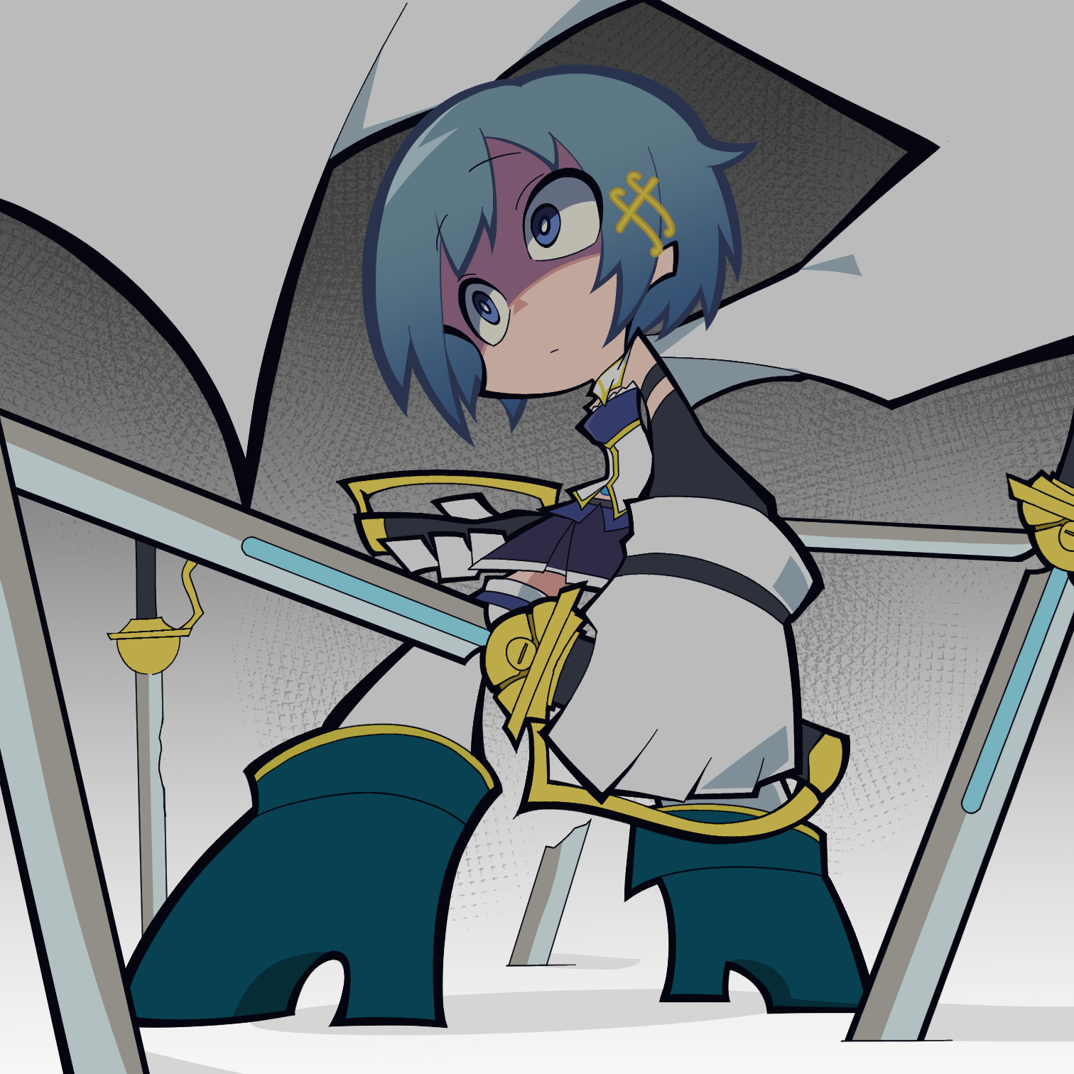 ワッチミー　手描きイラスト 2枚組☆同人手描きイラスト☆けものフレンズ☆ワシミミズク