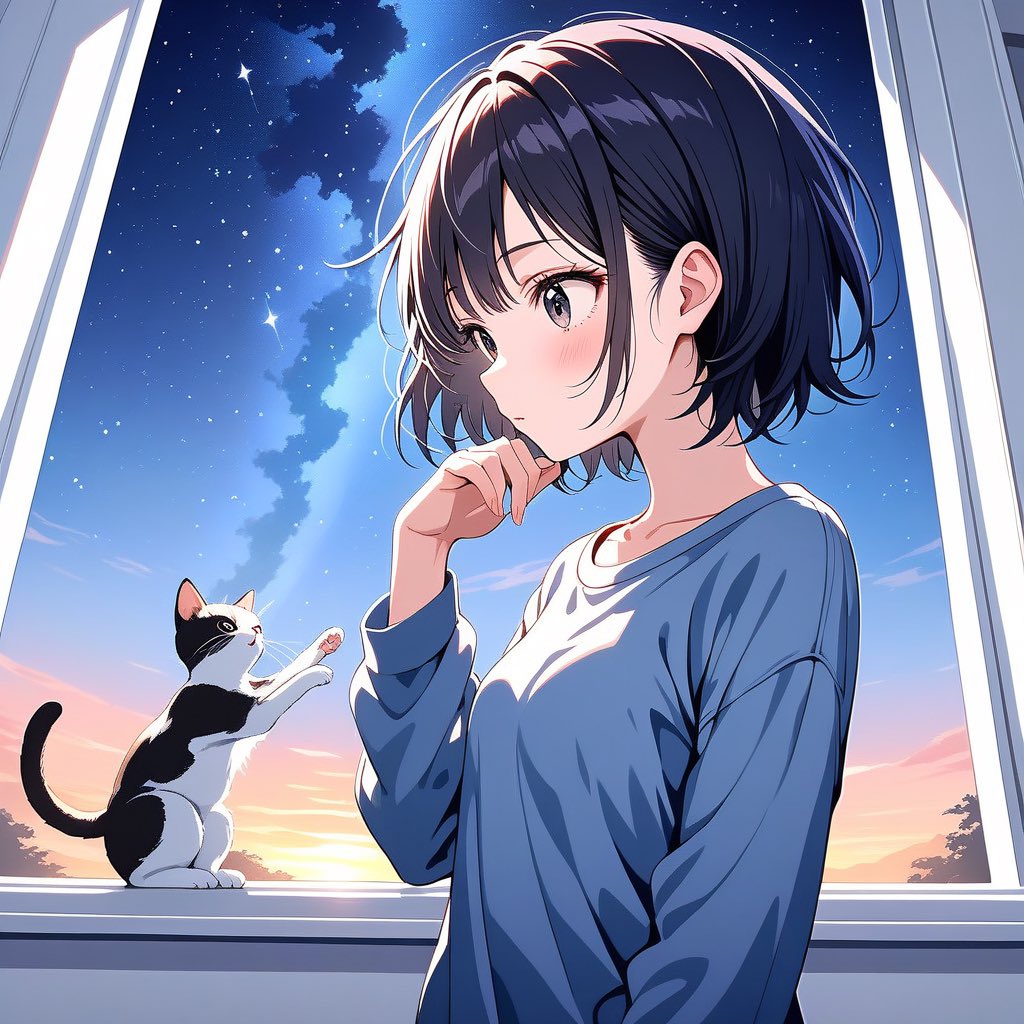 手描きイラスト 夜明けに美しいあなたを求めて 手描きイラスト 夜明けに美しいあなたを求めて 手描きイラスト