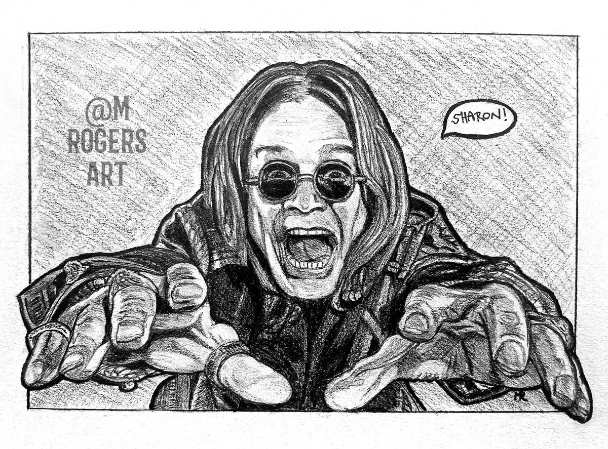 buckaroo666's tweet photo. Thank you @OzzyOsbourne and @BlackSabbath for awesome music and inspiration over the years. #OzzyOsbourne #blacksabbathfinalconcert #blacksabbath #pencilart https://t.co/Foog1r0F7k