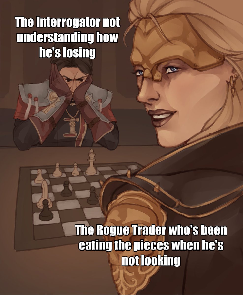 silly doodle to get back in the rogue trading mood

#Roguetrader #Rogue_Artist