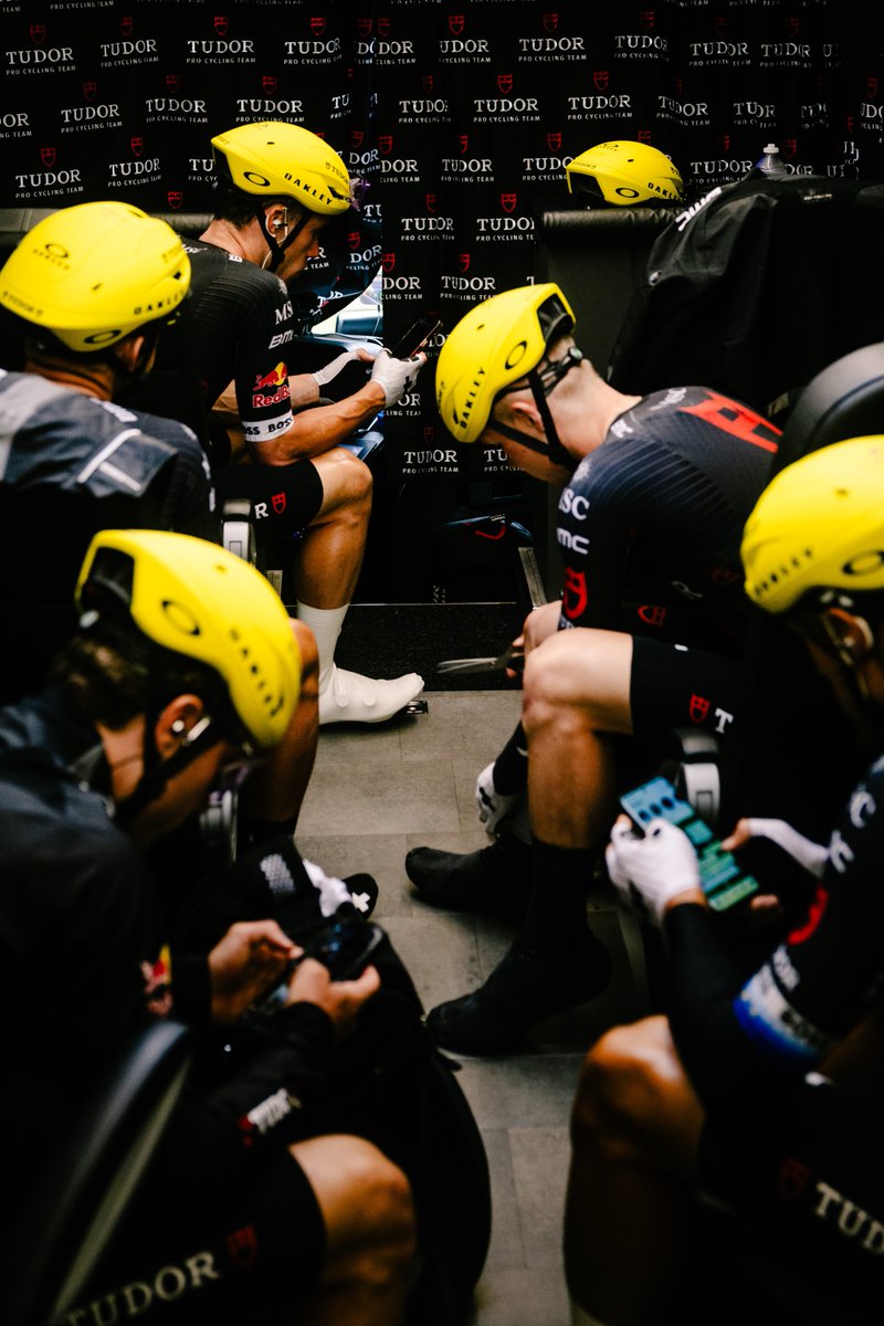 TudorProCycling's tweet image. A touch of Yellow for stage 2 @LeTour