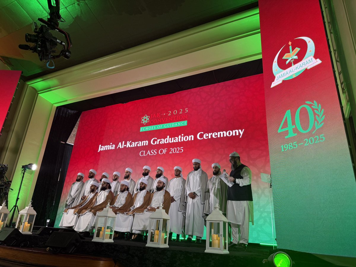 Graduation ceremony of Imams and Alims at @JamiaAlkaram