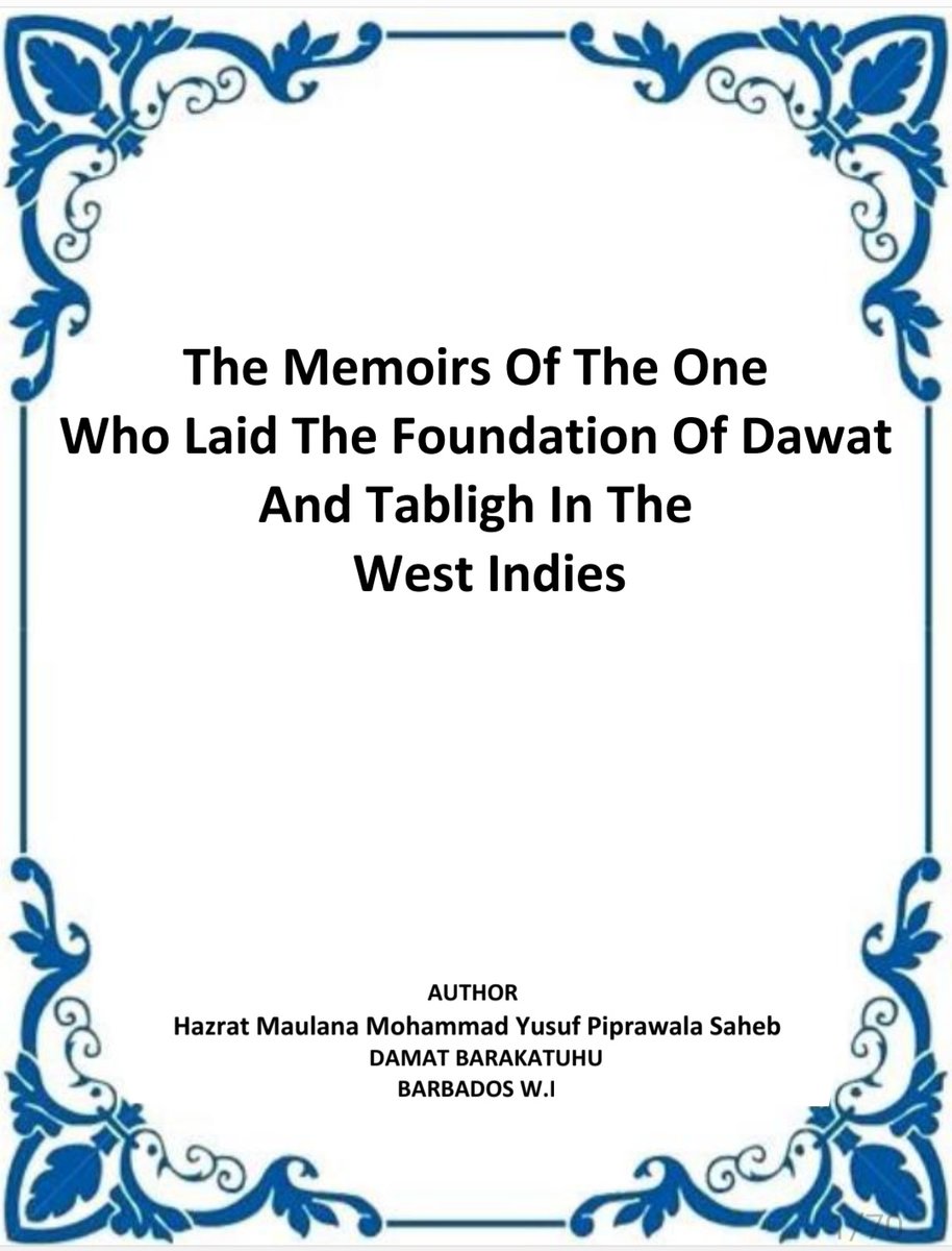 Brief Biography of the Great Muslim Reformer of the West Indies

t.me/KnowledgeNomad…