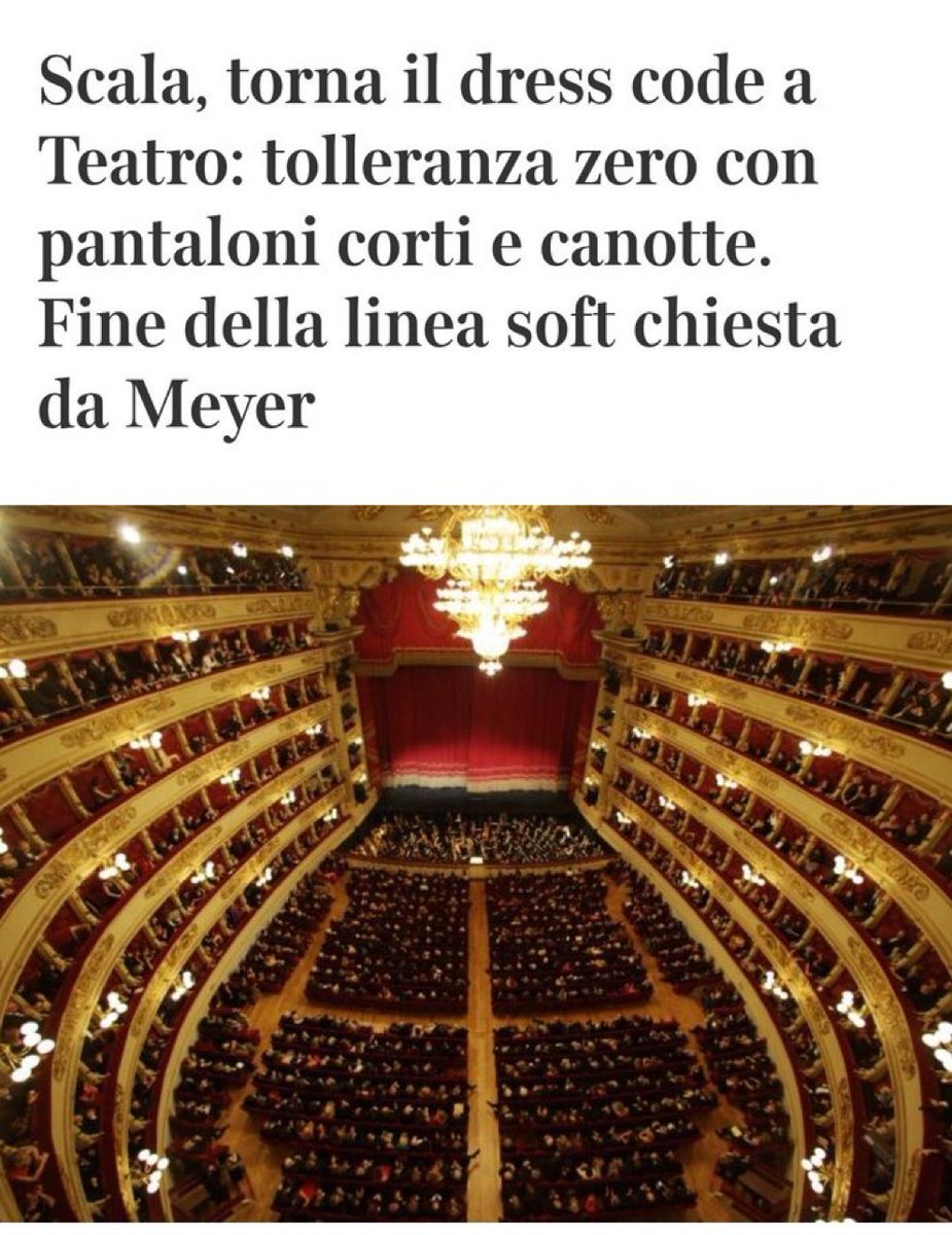 follettin89's tweet image. Ma giustissimo.
#Scala #teatro #dresscode