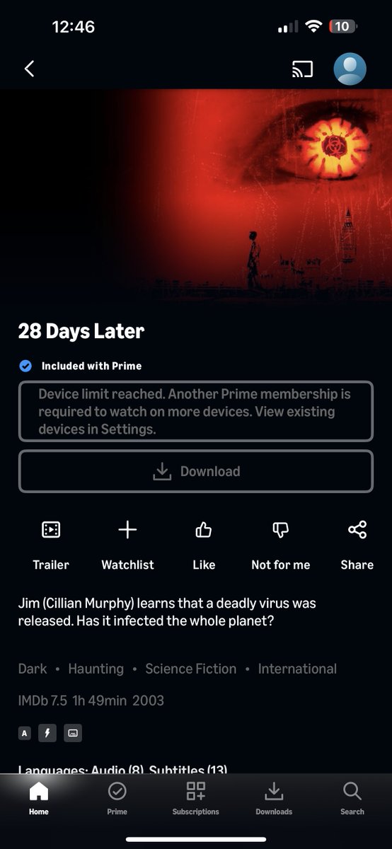 GadhaweJatin's tweet photo. Hey @PrimeVideo @amazonIN @AmazonHelp -What kind of scam is this? Paid for a full year of Prime, can’t even use it on ONE device. Shows “device limit reached” with only ONE logged in. Stop this Scam. Either fix this now or refund my money. And please don’t make fool of customers. https://t.co/usW9SUx7Mt
